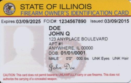Illinois Foid Card